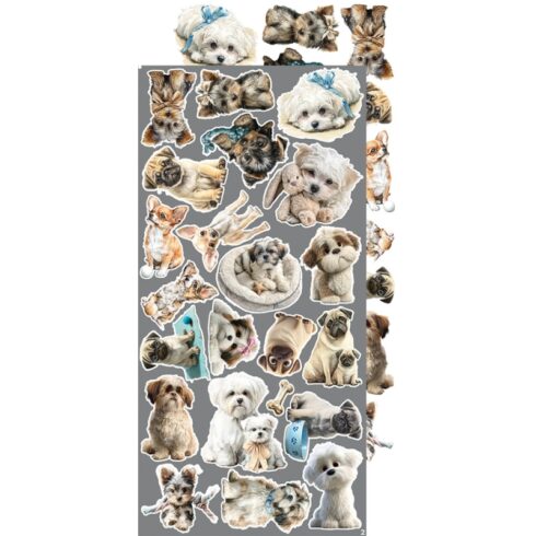 Craft OClock Creative Extras Set Dogs leikekuvat 15 x 30 cm 8