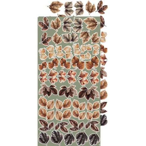 Craft OClock Creative Extras Set Leaves 1 leikekuvat 15 x 30 cm 3