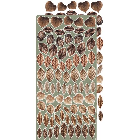Craft OClock Creative Extras Set Leaves 1 leikekuvat 15 x 30 cm 4
