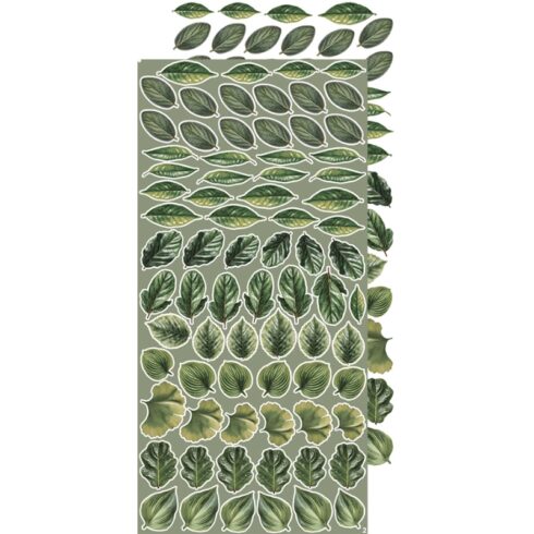 Craft OClock Creative Extras Set Leaves 1 leikekuvat 15 x 30 cm 8