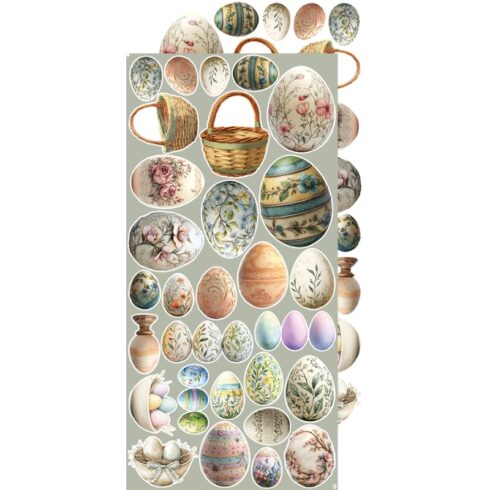 Craft OClock Creative Extras Set Spring leikekuvat 15 x 30 cm 1