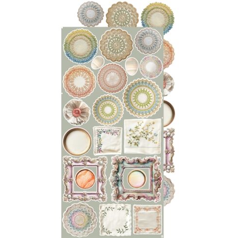 Craft OClock Creative Extras Set Spring leikekuvat 15 x 30 cm 2