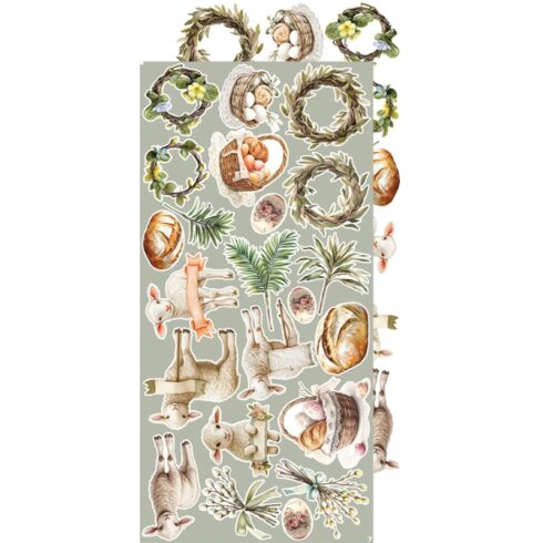 Craft OClock Creative Extras Set Spring leikekuvat 15 x 30 cm 3