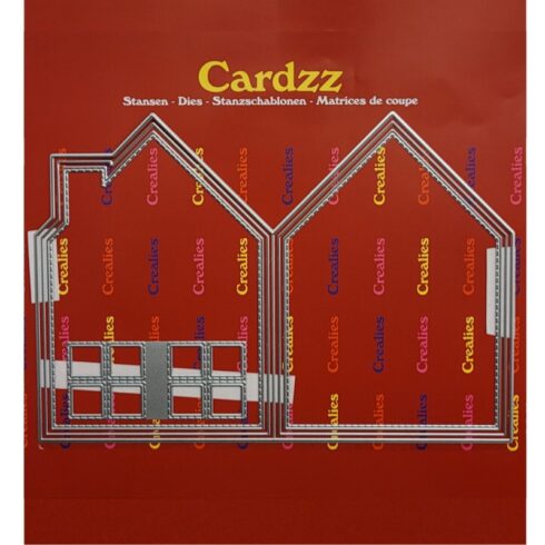 Crealies stanssi – DOUBLE CARD HOUSE WITH WINDOWS