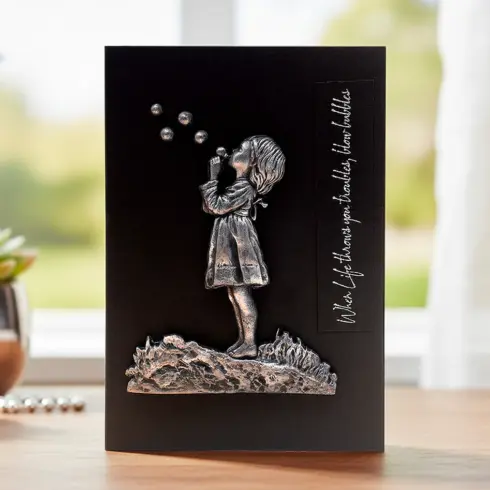 Katy Sue Designs Cosmic Shimmer Blowing Bubbles Silicon Mould