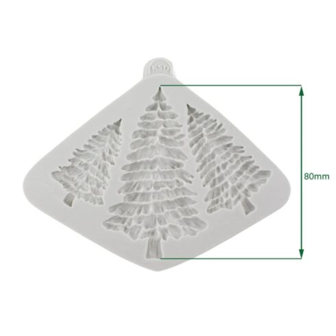 Katy Sue Designs Cosmic Shimmer Fir Trees Silhouettes Silicon Mould muotti 2