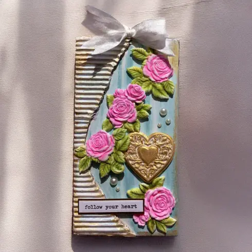 Katy Sue Designs Cosmic Shimmer – Decorative Roses Silicon Mould silikonimuotti2