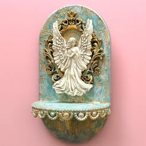 Katy Sue Designs Cosmic Shimmer – Guardian Angel Silicon Mould silikonimuotti3