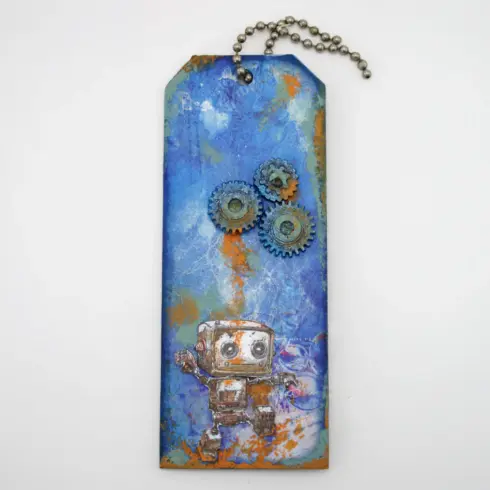 Katy Sue Designs Cosmic Shimmer – Mini Cogs Gears Silicon Mould silikonimuotti3