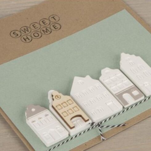 Silicone Casting Mould Mini Nordic Houses Talo muotti 5