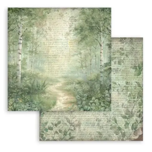 Stamperia Herbarium Silvae Backgrounds paperilajitelma2