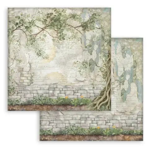 Stamperia Herbarium Silvae Backgrounds paperilajitelma5