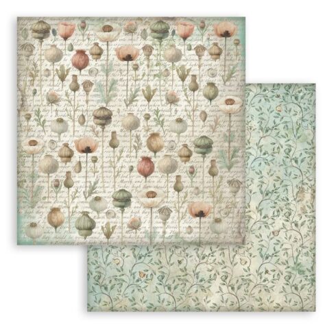 Stamperia Herbarium Silvae Backgrounds paperilajitelma8