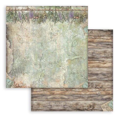 Stamperia Herbarium Silvae Backgrounds paperilajitelma9