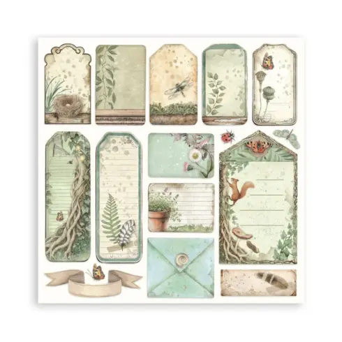 Stamperia Herbarium Silvae Maxi paperilajitelma11