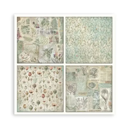 Stamperia Herbarium Silvae Maxi paperilajitelma15