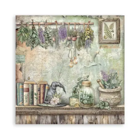 Stamperia Herbarium Silvae Maxi paperilajitelma20