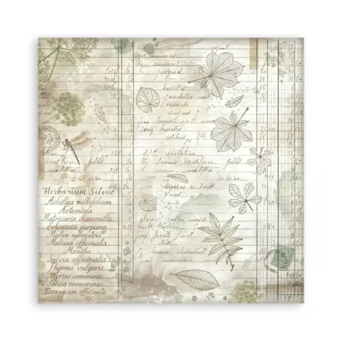 Stamperia Herbarium Silvae Maxi paperilajitelma9