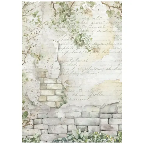 Stamperia Rice Paper Herbarium Silvae Backgrounds riisipaperi6