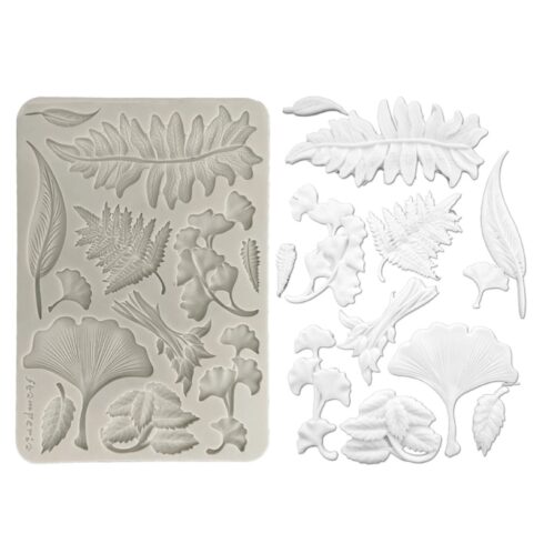 Stamperia – Herbarium Silvae Botanical Leaf Silicon Mould muotti A5 2