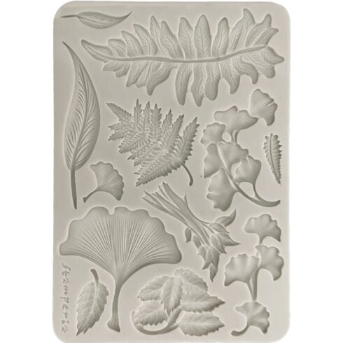 Stamperia – Herbarium Silvae Botanical Leaf Silicon Mould muotti A5