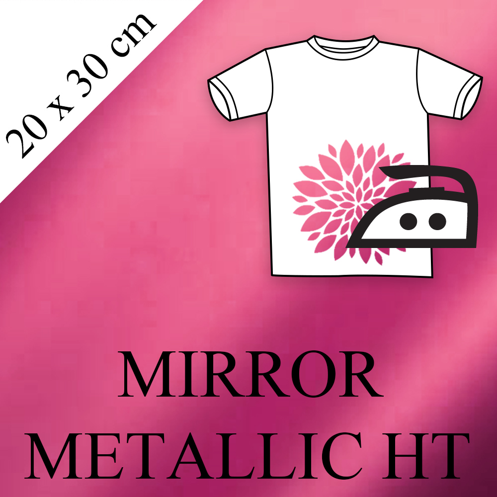 Silityskalvo 20x30cm, mirror metallic pinkki