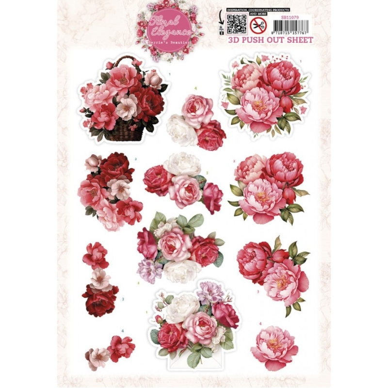 Berrie’s Beauties 3D-arkki – Floral Elegance Peony Delight