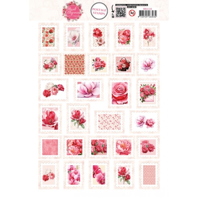 Berrie’s Beauties – Floral Elegance Postage Stamp leikekuvat (28 kpl)