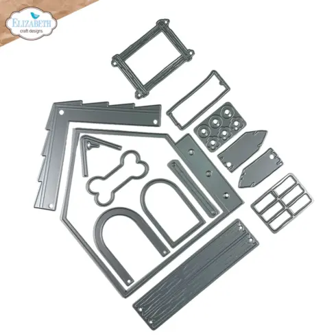 Elizabeth Craft Designs DOG HOUSE BUILD A BOOK stanssi5