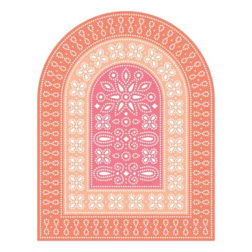 Spellbinders stanssi Regal Reflections ARCH PUNCH PIERCE PLATE