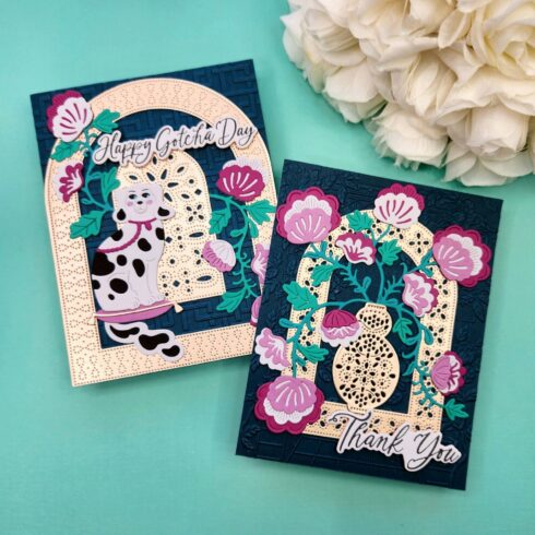 Spellbinders stanssi Regal Reflections ARCH PUNCH PIERCE PLATE4