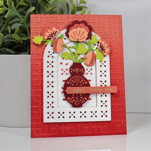 Spellbinders stanssi Regal Reflections ARCH PUNCH PIERCE PLATE6