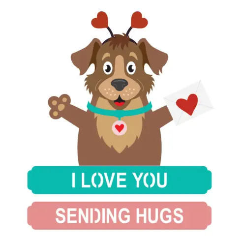 Spellbinders stanssi – Sending Hugs DARLING DOG4