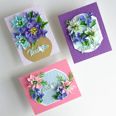 Spellbinders stanssi – The Poets Garden CLEMATIC POET4