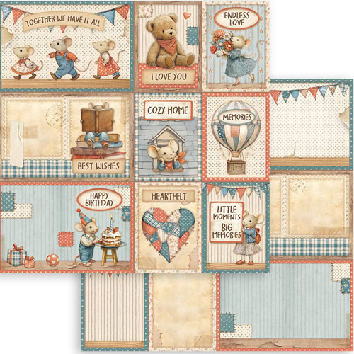 Stamperia – Family paperilajitelma 20 x 20 cm - Image 11