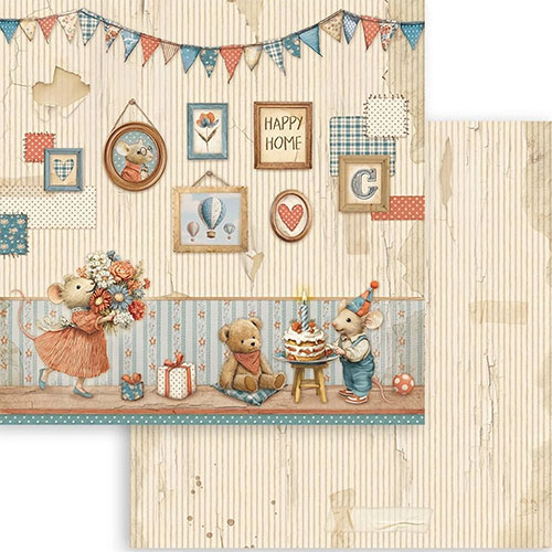 Stamperia – Family paperilajitelma 20 x 20 cm - Image 4