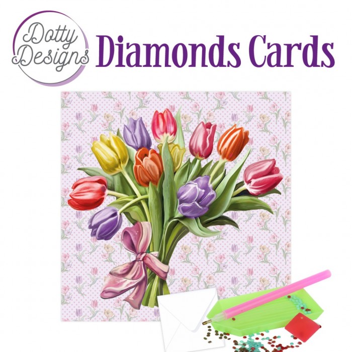 Timanttimaalauskortti Dotty Designs TULIP DREAMS