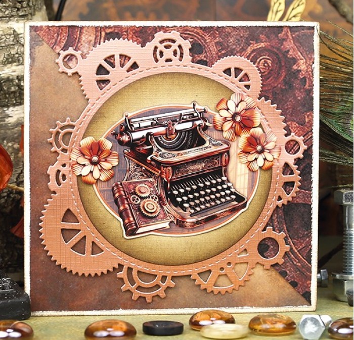 Berrie’s Beauties stanssi – STEAMPUNK GEAR FRAME - Bild 3