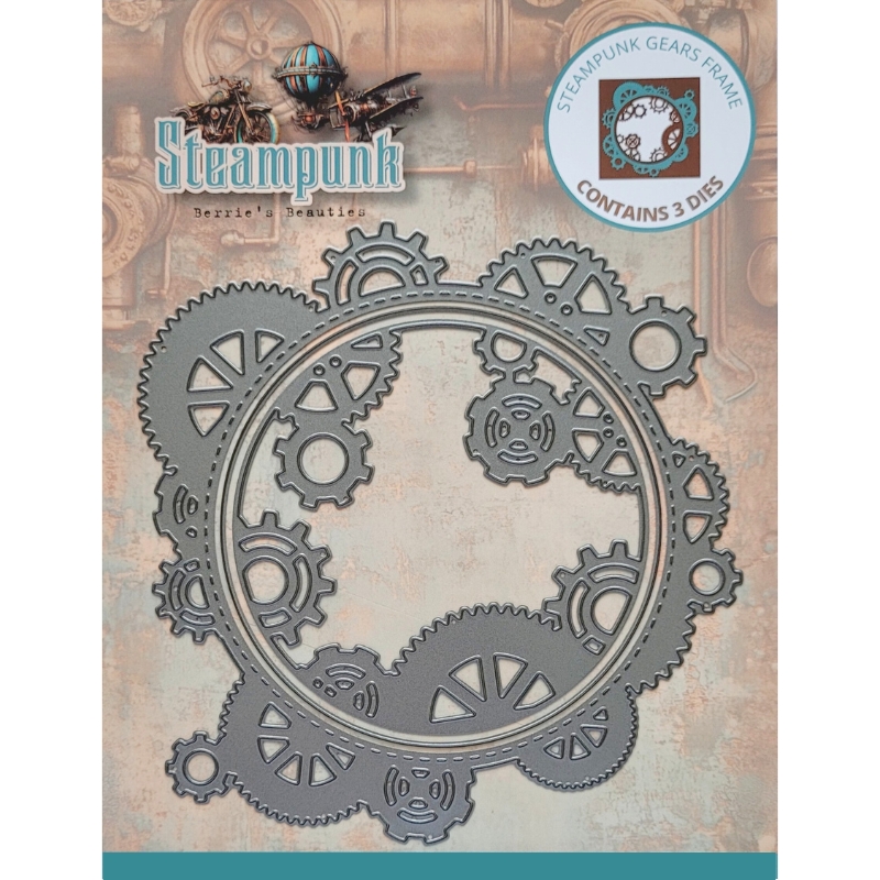 Berrie’s Beauties stanssi – STEAMPUNK GEAR FRAME
