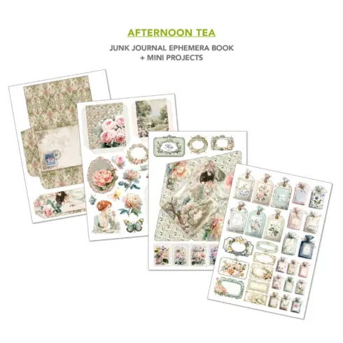 Ciao Bella Afternoon Tea Junk Journal Ephemera