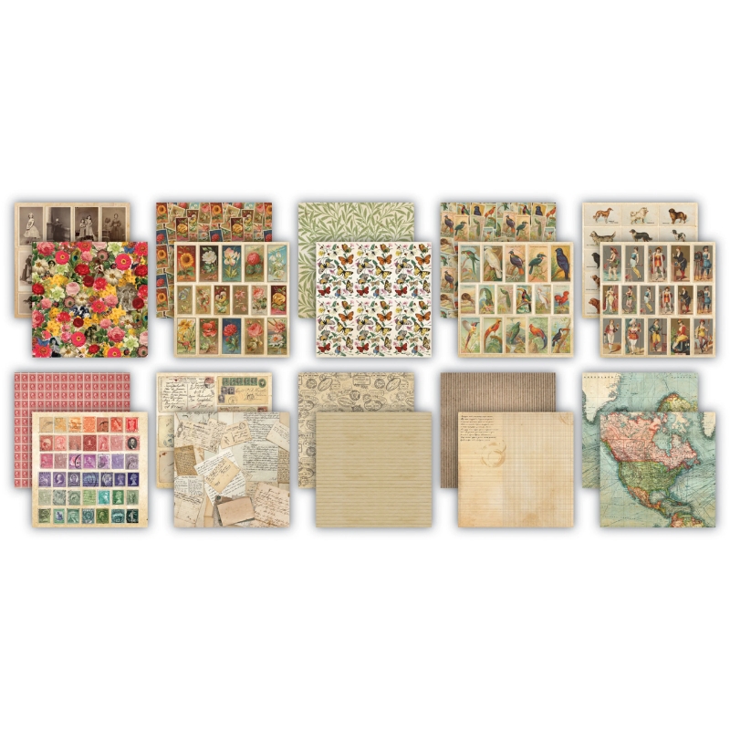 Craft Consortium – The Collector paperilehtiö 30 x 30 cm - Image 2
