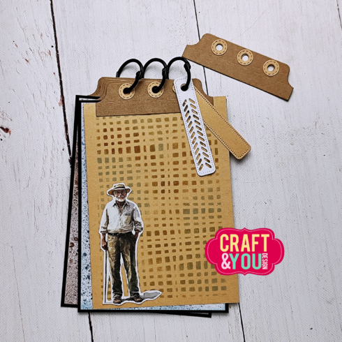 Craft You Design Stencil Grid sapluuna