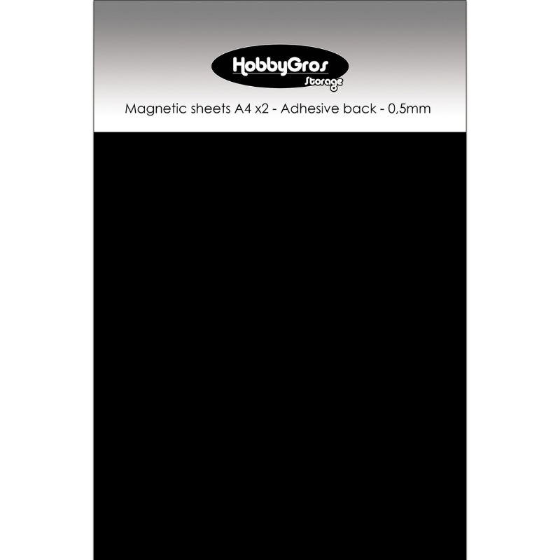 HobbyGros Magnetic Sheets – Magneettilevy 2 kpl (A4)