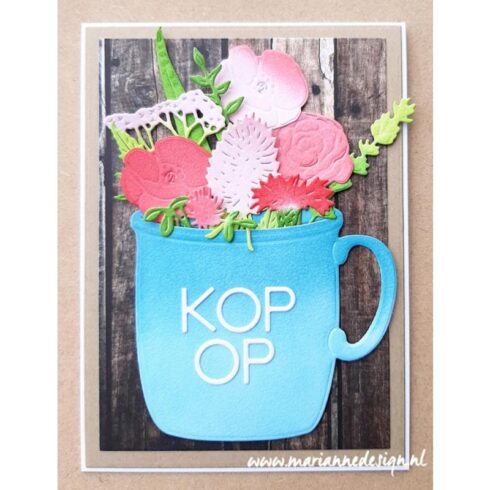 Marianne Design Creatables HOT DRINK muki stanssi 1