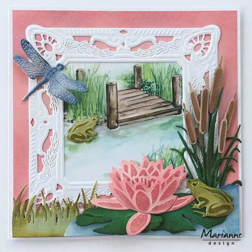 Marianne Design stanssi – Tiny's Creatables WATERLILY LARGE - Image 2