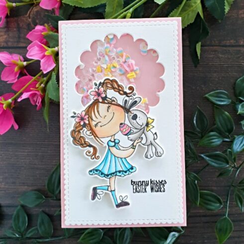 Picket Fence Studios shaker sequin mix ON A EGG HUNT 2