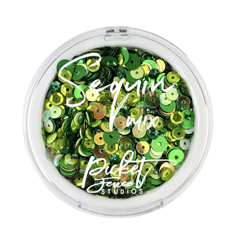 Picket Fence Studios shaker sequin mix – POT OF GOLD