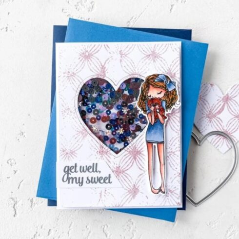 Picket Fence Studios shaker sequin mix STARRY SKIES 2