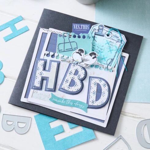 Sizzix 49 and Market Thinlits stanssi ALPHABET 1