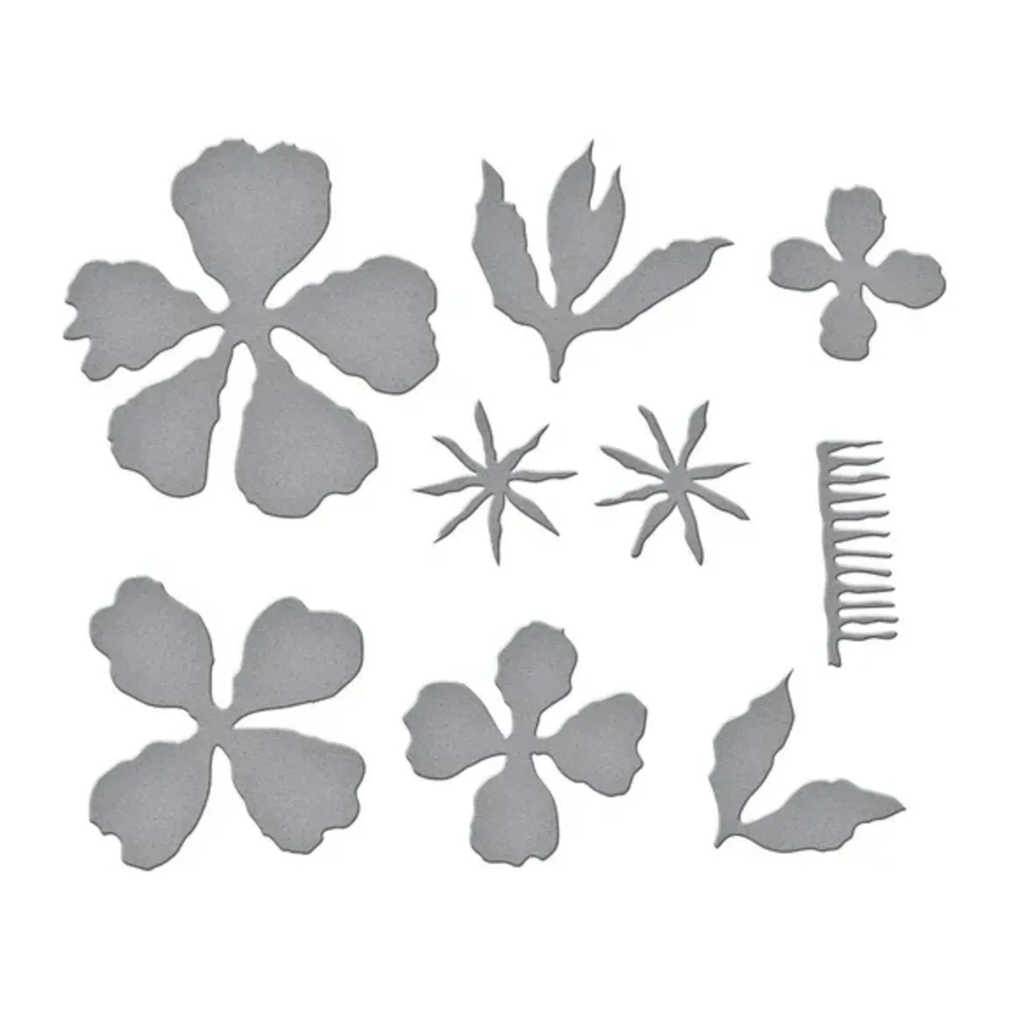 Spellbinders stanssi – The Poet's Garden DOUBLE AND SINGLE PEONIES - Image 9